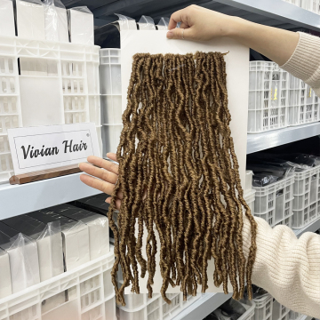 Vendors of Vivian Hair Soft Locs 18 Inch 3x Ombre Faux Locs and Goddess Locs Wavy Dread Locks Synthetic Extensions