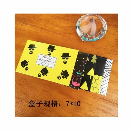 Wholesale Paper Envelop Small Polish Rags Microfiber Cleaning Cloth Jewelry Silver Clean Wholesale Clothing Polish