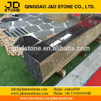 garden stone bench black basalt