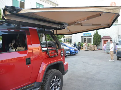 270 Degree Camping Roof Tent Awning with Annex Room - Fox Wing Awning for Cars