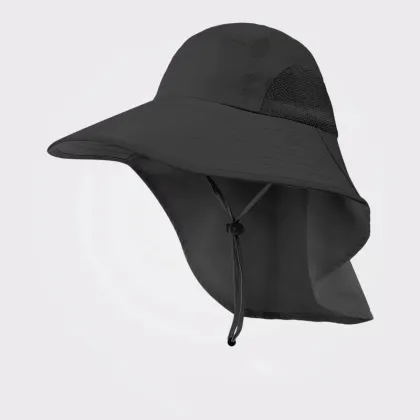 Unisex Solid Color Bucket Hat - Outdoor Sports Sunscreen Quick Drying Waterproof Hat