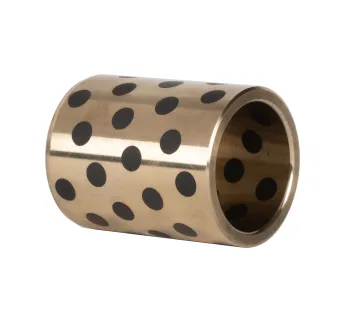 Oil-free bushings self-lubricating graphite plugs brass linear bearings