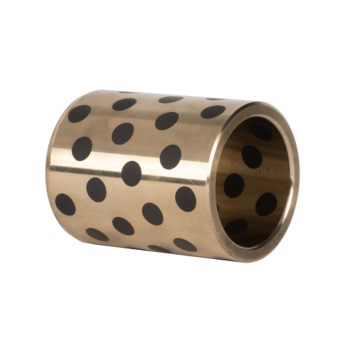 Oil-free bushings self-lubricating graphite plugs brass linear bearings