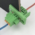 3 pin spring through wall plug-in terminal block