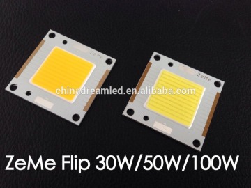 Long Lifespan 20W 30W 50W 100W Flip Chip COB led with CE & RoHs certification