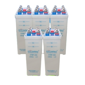 Edison Nickel Iron Battery for Solar - 1.2V to 48V, 1000Ah NI-FE