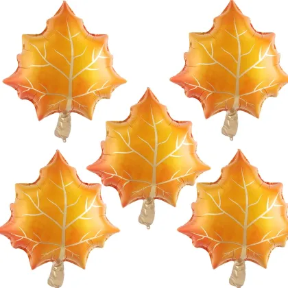 Maple Leaf Aluminum Foil Balloon