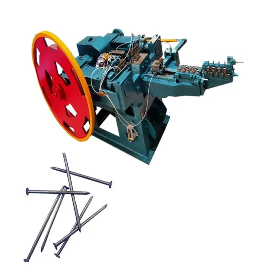 Automatic Low Carbon Steel Iron Nail Manufacturing Machine