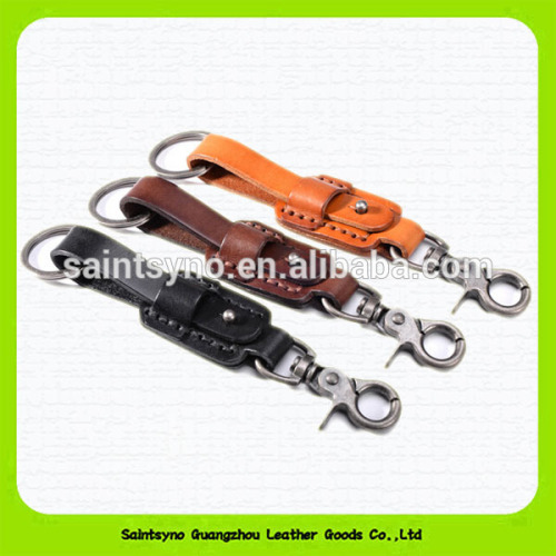 15081 Promotional cheap leather car key chains