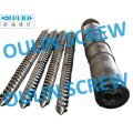 Liansu 80/156 Twin Conical Screw and Barrel for UPVC Powder