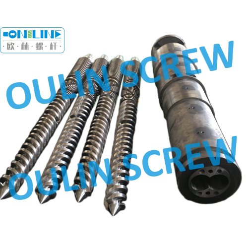 Pelletizing Machine Spare Bimetallic Twin Conical Screw and Barrel