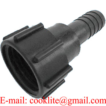 FRPP IBC Adapter DIN 61 Adaptor with 1-1/4" Hose Barb