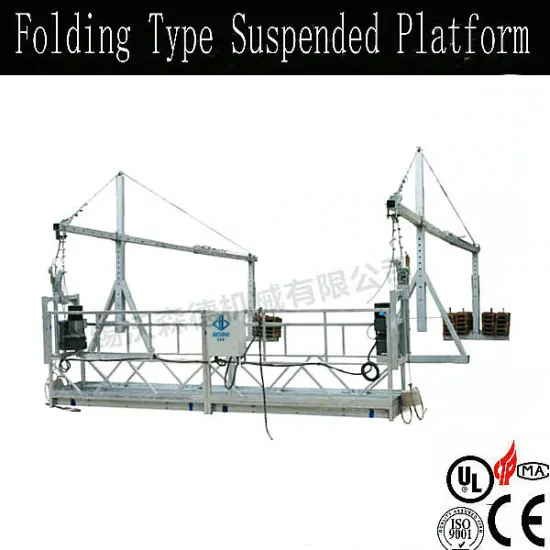 Folding suspended working platform/ Gondolas/ Cradles/ Scaffoldings