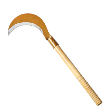 Steel Sickle  With  Wooden Handle