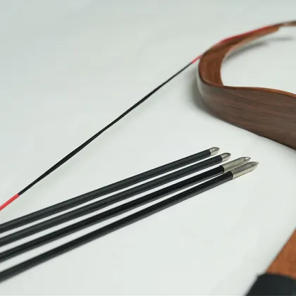 The carbon arrow used in the recurve bow