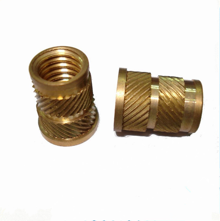 CNC lathe knurled nuts machined parts