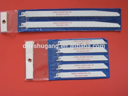 Reciprocating saw blades