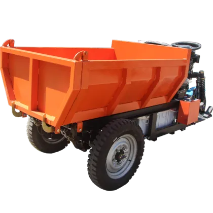 Electric diesel tricycle for tunnel mining