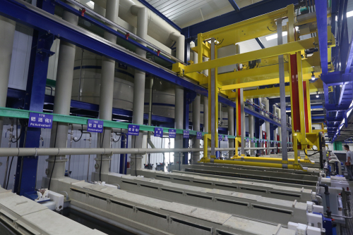 Environment protection plant for plastic electroplating line