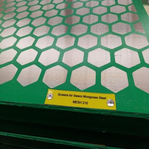 교체 Swaco Mongoose Steel Shale Shaker Screen