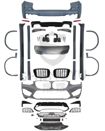 Hot Selling Car Body Kit for BMW X3 G01 G08 2018-2021 - Front Rear Bumper Grille Taillights Rear Diffuser Exhaust Pipe