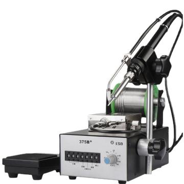 375A Semi-Automatic Foot-Operated Soldering Machine for USB Data Cable Production