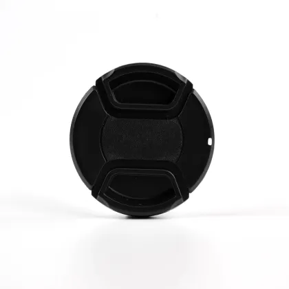 58mm Center Pinch Lens Cap with Elastic Keeper for Nikon, Canon, Sony, and Fujifilm