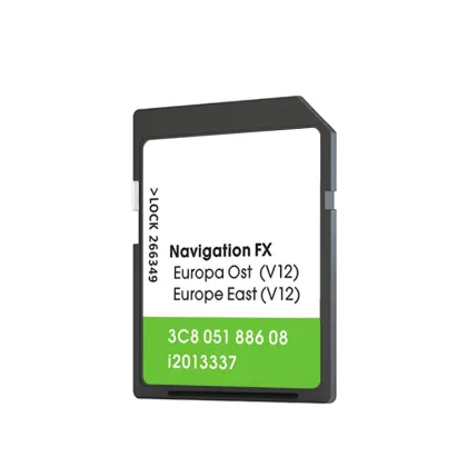 Fx East V12 310 Card Mapa - VW RNS Full Navigation Maps & GPS SD Card