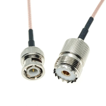 20CM RG316 BNC Male to UHF Female Cable Assembly