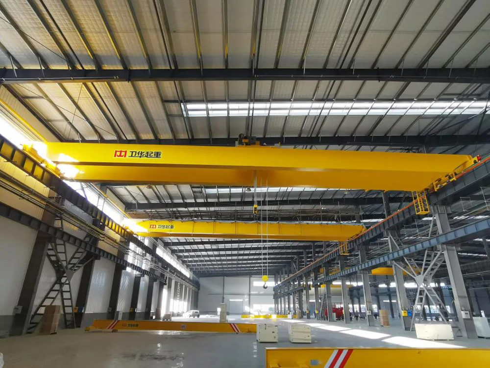 Double-girder-eot-crane-at-weihua-workplant