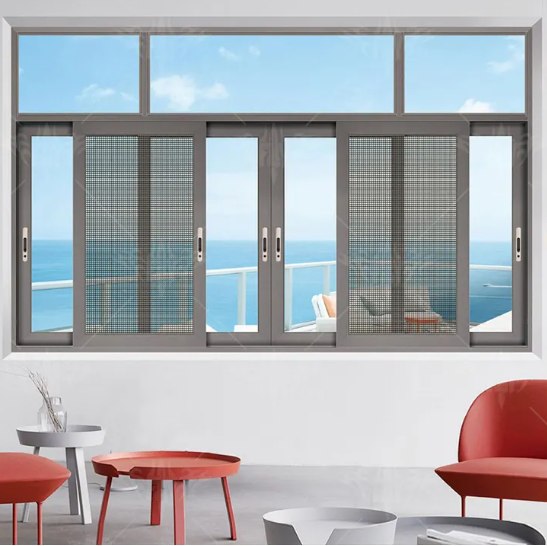 Aluminum sliding windows