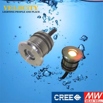 1PCS Ce RGB Stainless Steel Waterproof IP68 LED Underwater Light for Pool