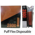 Grande capacité tisposable vape 2800puffs bang bouff flex