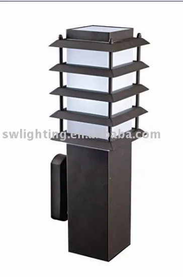 brown color stainless steel wall lamp