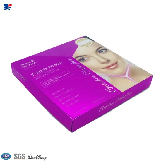 Face Cosmetic decorated paper boxes
