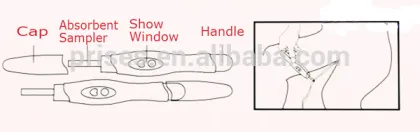 accu-check colloidal gold female urination hcg pregnancy test pen