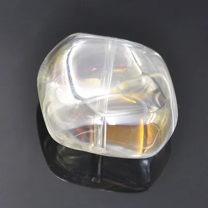 2016 new design trade jewelry flat lampwork crystal glass beads wholesale