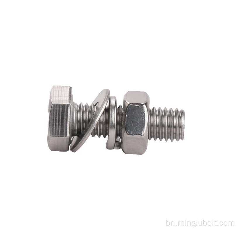 Minglu A2 বোল্ট বাদাম Fastener