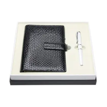 Cowhide Leather Loose Leaf Little Green Notebook