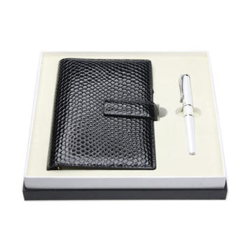 Cowhide Leather Loose Leaf Little Green Notebook