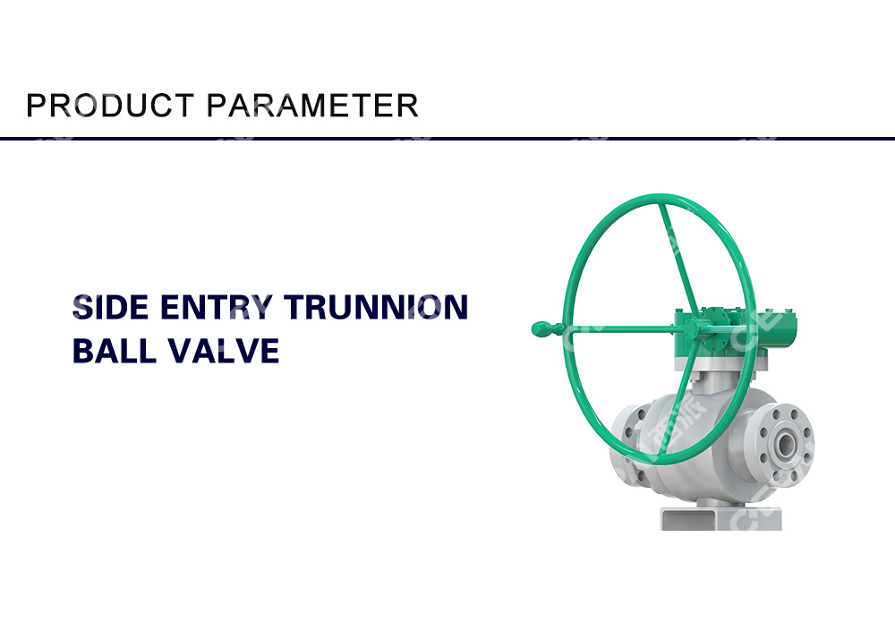 Side Entry Trunnion Ball Valve