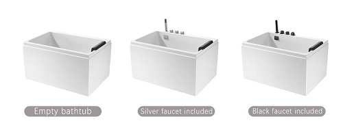 japanese small size freestanding solid surface resin bathroom bathtub for adults