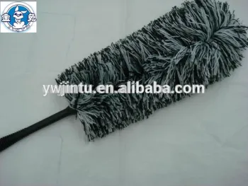 Black color microfiber car cleaning duster