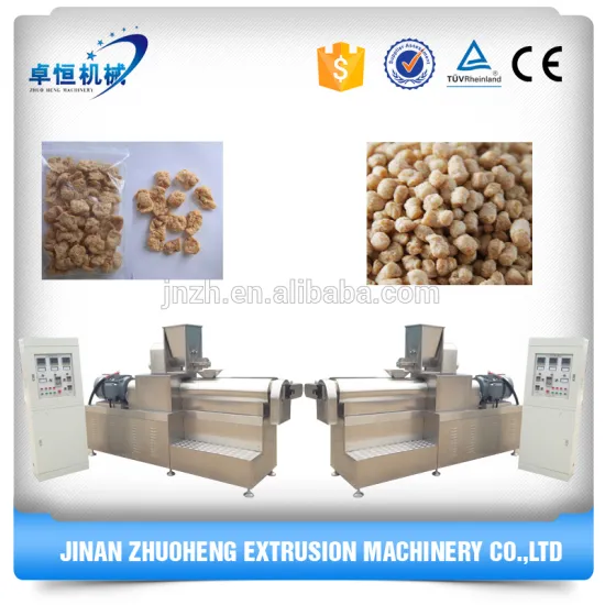 Vegetable Protein Processing Machine/tsp Production Line/soy Chaap Making Machine