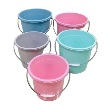 Household Plastic Water Pails & Cleaning Buckets