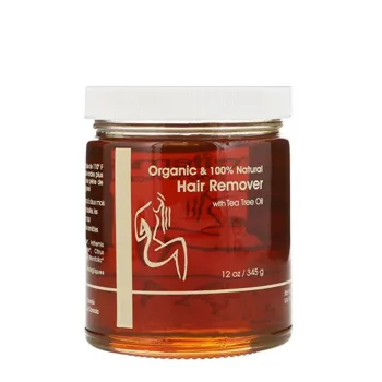 Private Label Natural Hair Removal Hot Soft Wax with Red Mineral Oil - Pink 100g