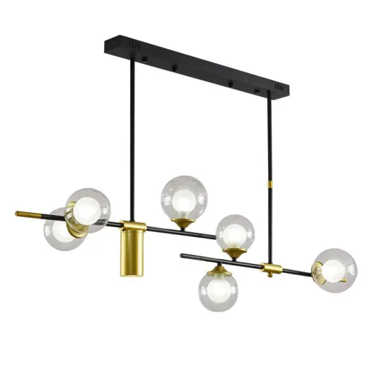 INSHINE Black Strip Hanging Ceiling Light