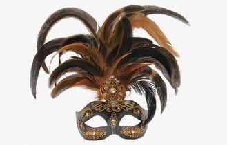 Customized Fashion Brown Venice Carnival Masks For Costume