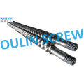 100mm Twin Parallel Screw and Barrel for PVC Compounding