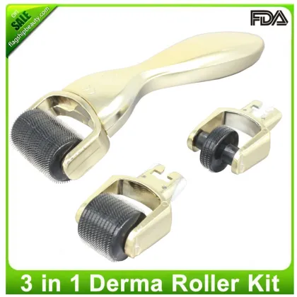 2016 extra large body derma roller derma roller 3 in 1 medical grade derma roller wholesale